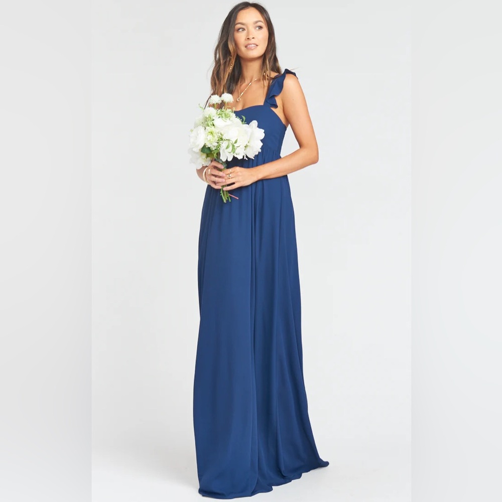 NWT! - Show Me Your MuMu June Maxi Dress ~ Rich Navy Crisp
